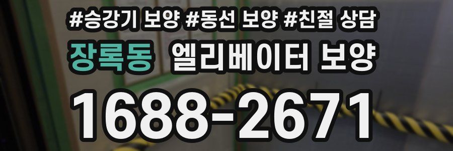 장록동 엘리베이터 보양