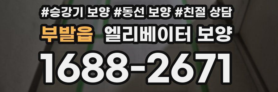 부발읍 엘리베이터 보양