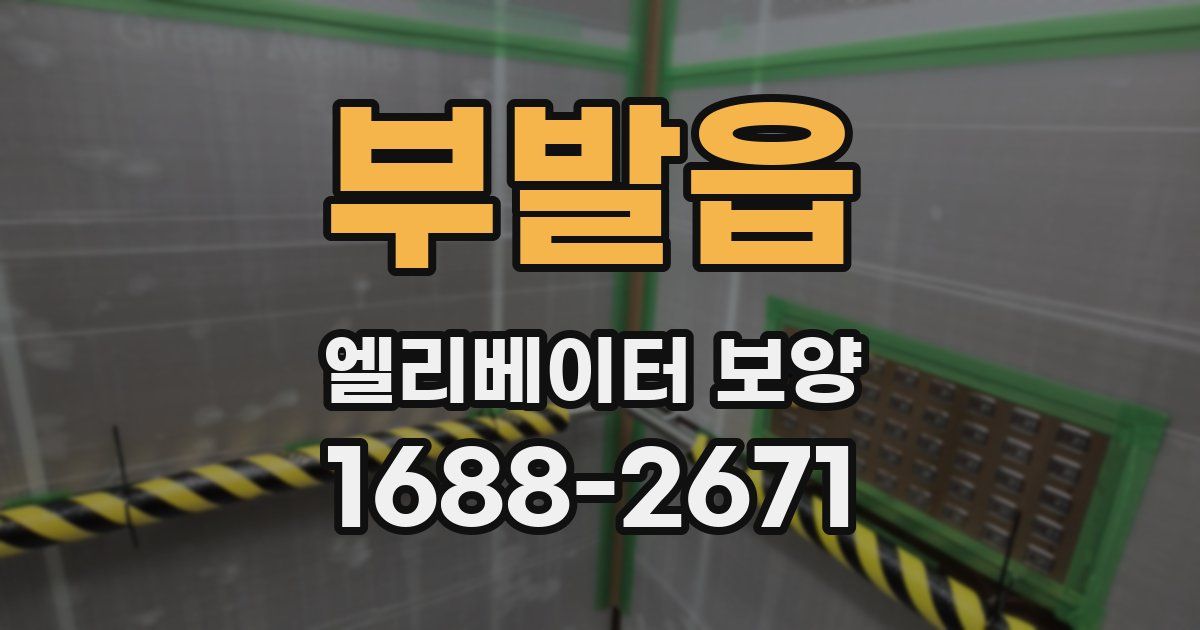 부발읍 엘리베이터 보양