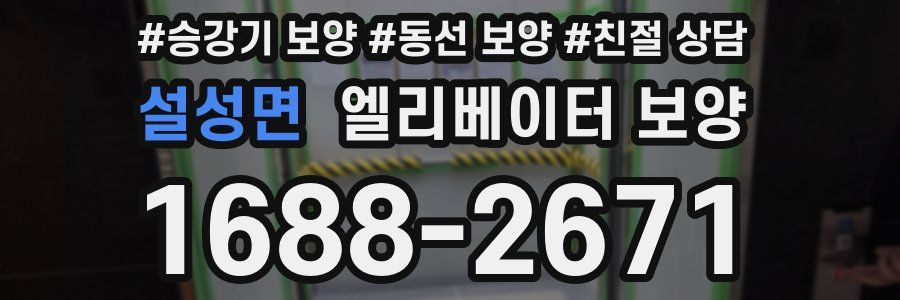 설성면 엘리베이터 보양