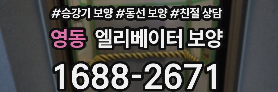 영동 엘리베이터 보양