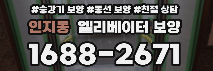 인지동 엘리베이터 보양