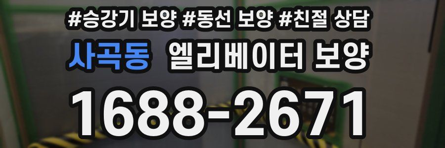 사곡동 엘리베이터 보양