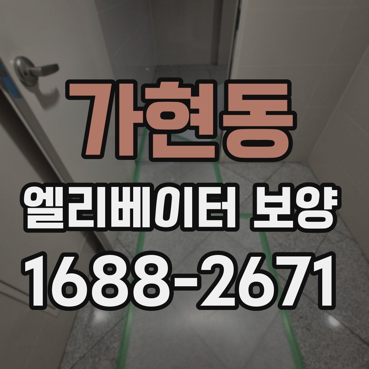 가현동 엘리베이터 보양