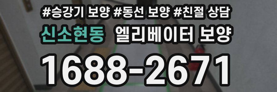신소현동 엘리베이터 보양