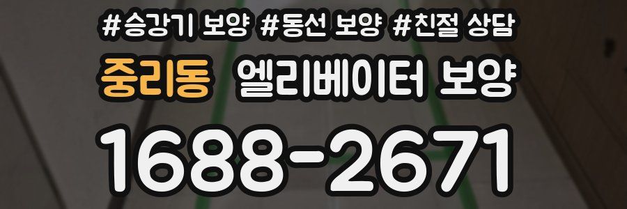중리동 엘리베이터 보양