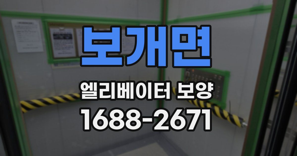 보개면 엘리베이터 보양