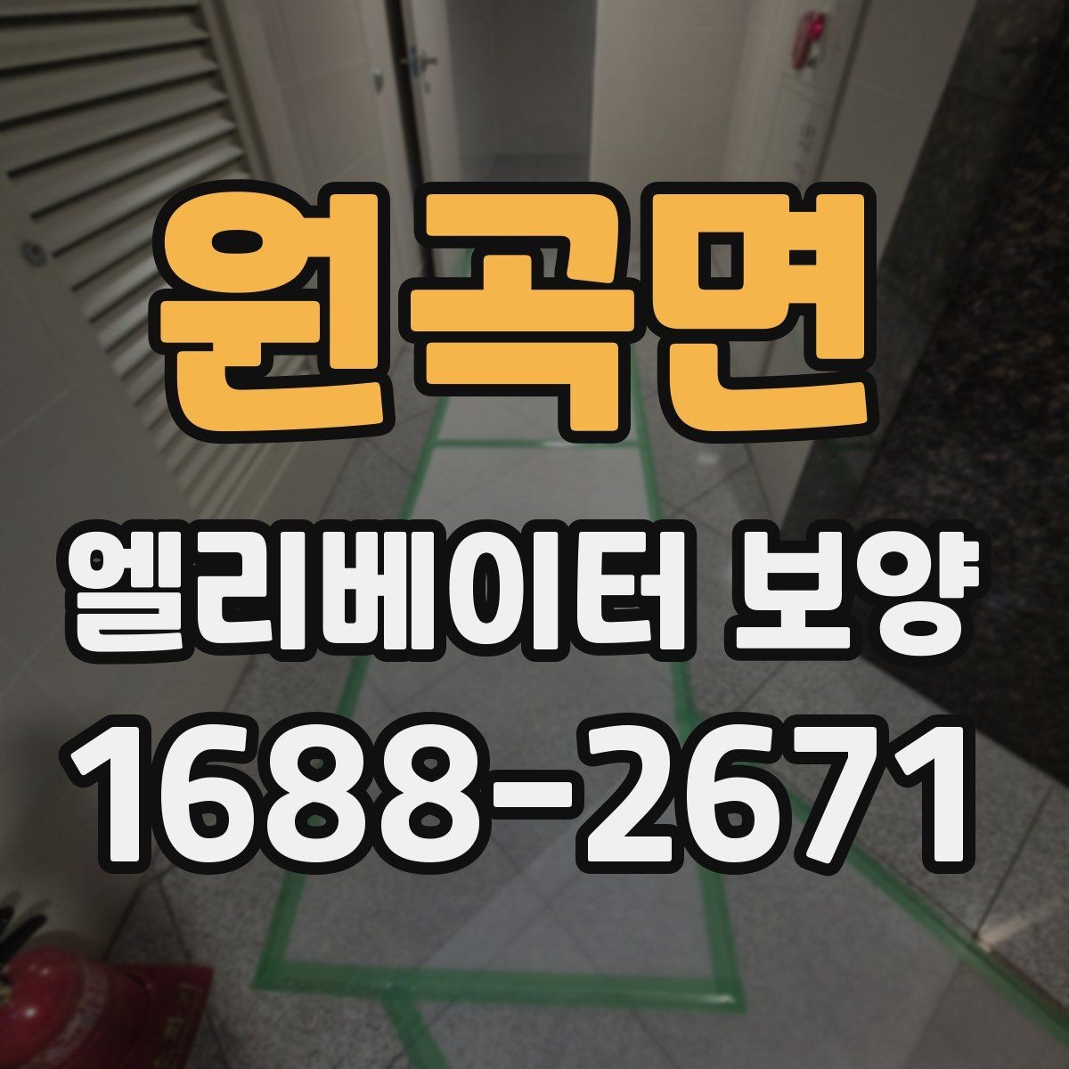 원곡면 엘리베이터 보양 관련 계약 전 살펴볼 내용