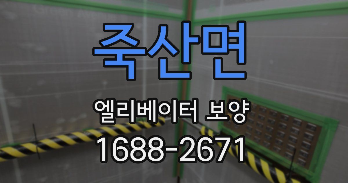 죽산면 엘리베이터 보양
