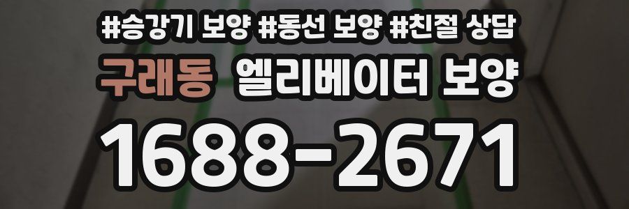 구래동 엘리베이터 보양