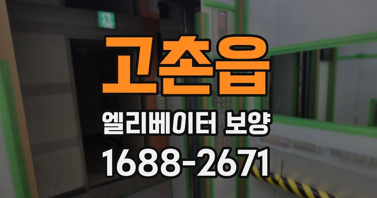 고촌읍 엘리베이터 보양