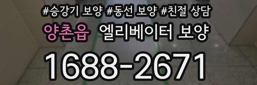 양촌읍 엘리베이터 보양