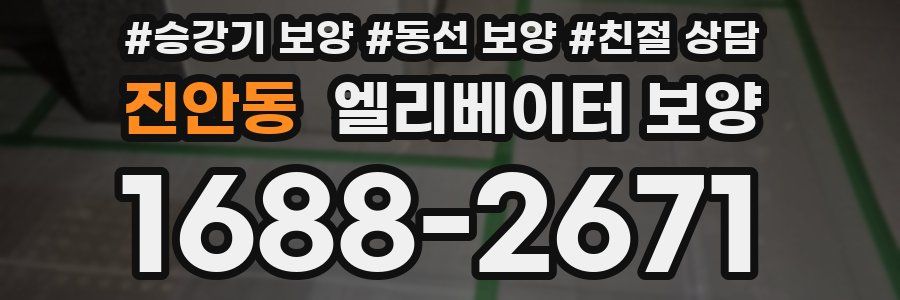 진안동 엘리베이터 보양