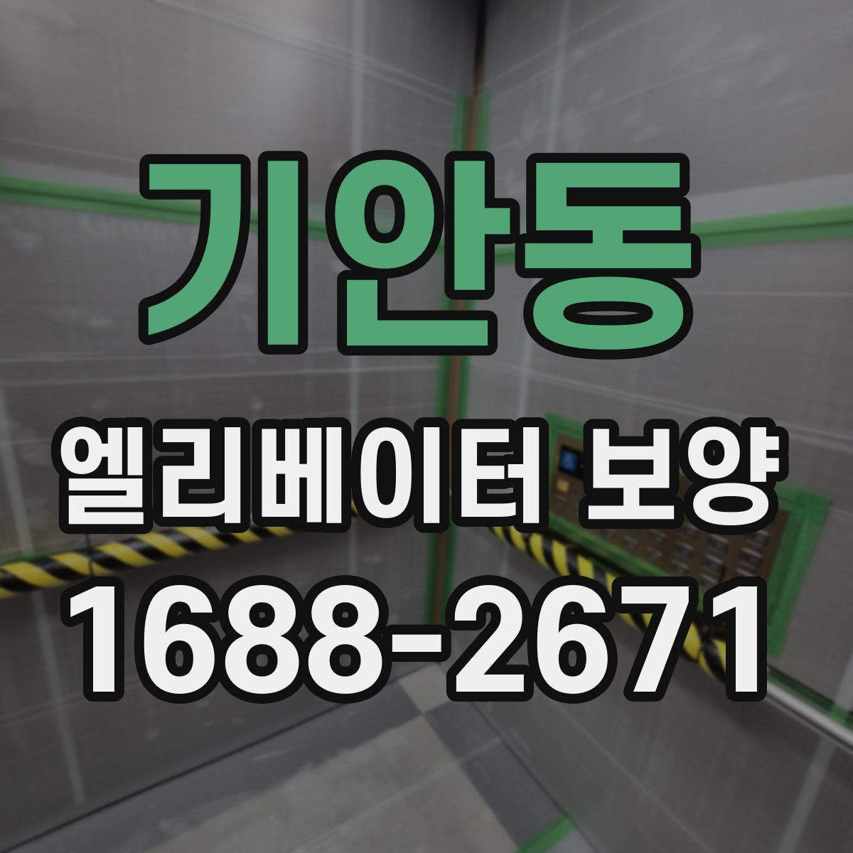 기안동 엘리베이터 보양