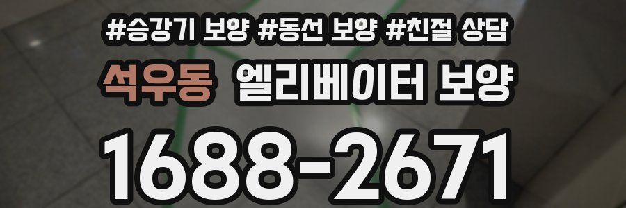 석우동 엘리베이터 보양