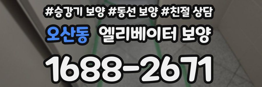 오산동 엘리베이터 보양