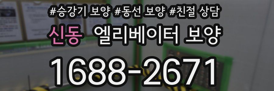 신동 엘리베이터 보양