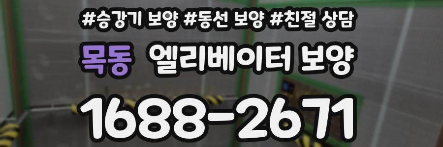 목동 엘리베이터 보양