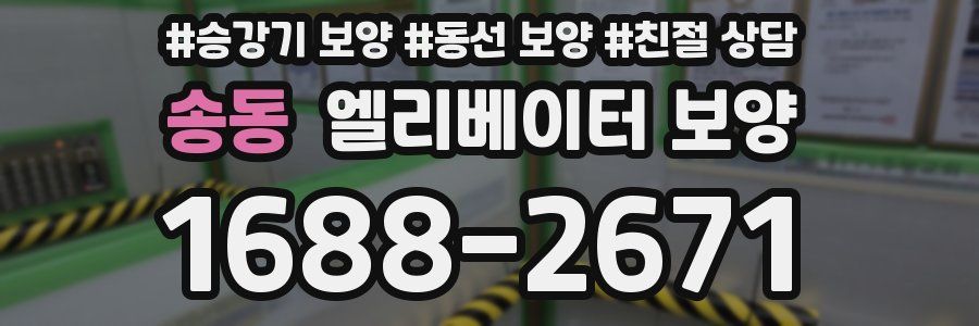 송동 엘리베이터 보양