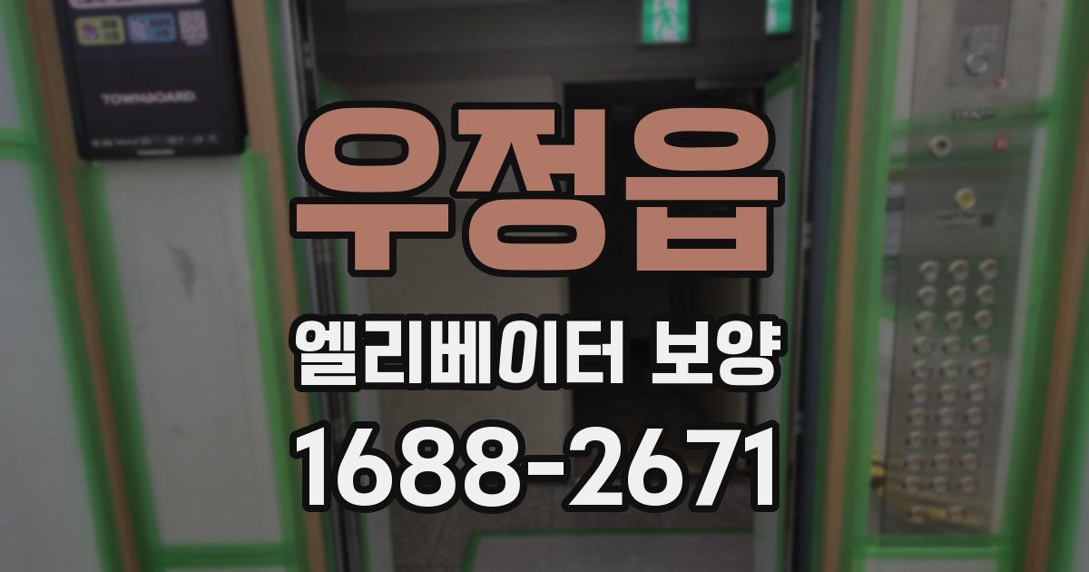 우정읍 엘리베이터 보양