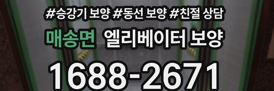 매송면 엘리베이터 보양