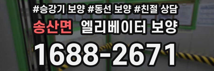 송산면 엘리베이터 보양
