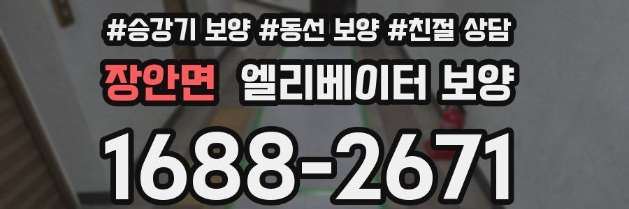장안면 엘리베이터 보양