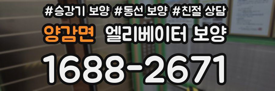 양감면 엘리베이터 보양