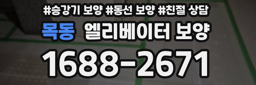 목동 엘리베이터 보양