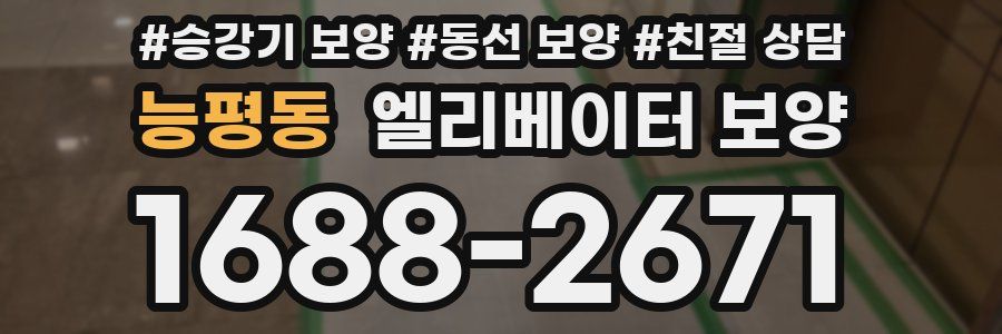 능평동 엘리베이터 보양