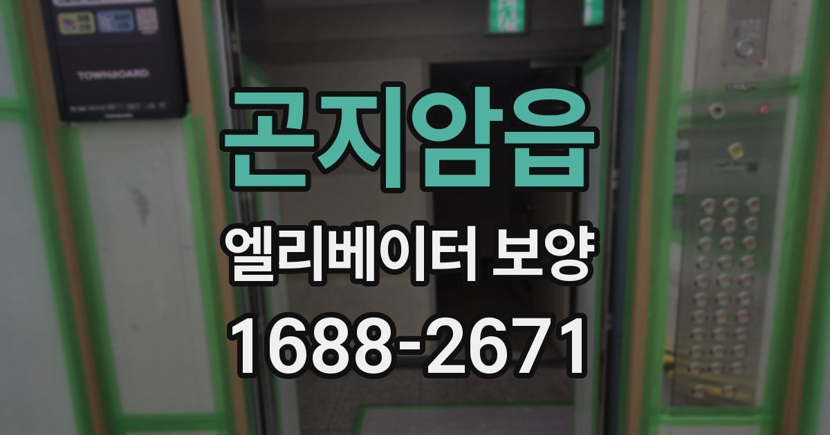 곤지암읍 엘리베이터 보양