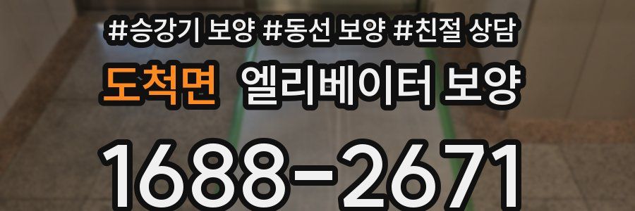 도척면 엘리베이터 보양