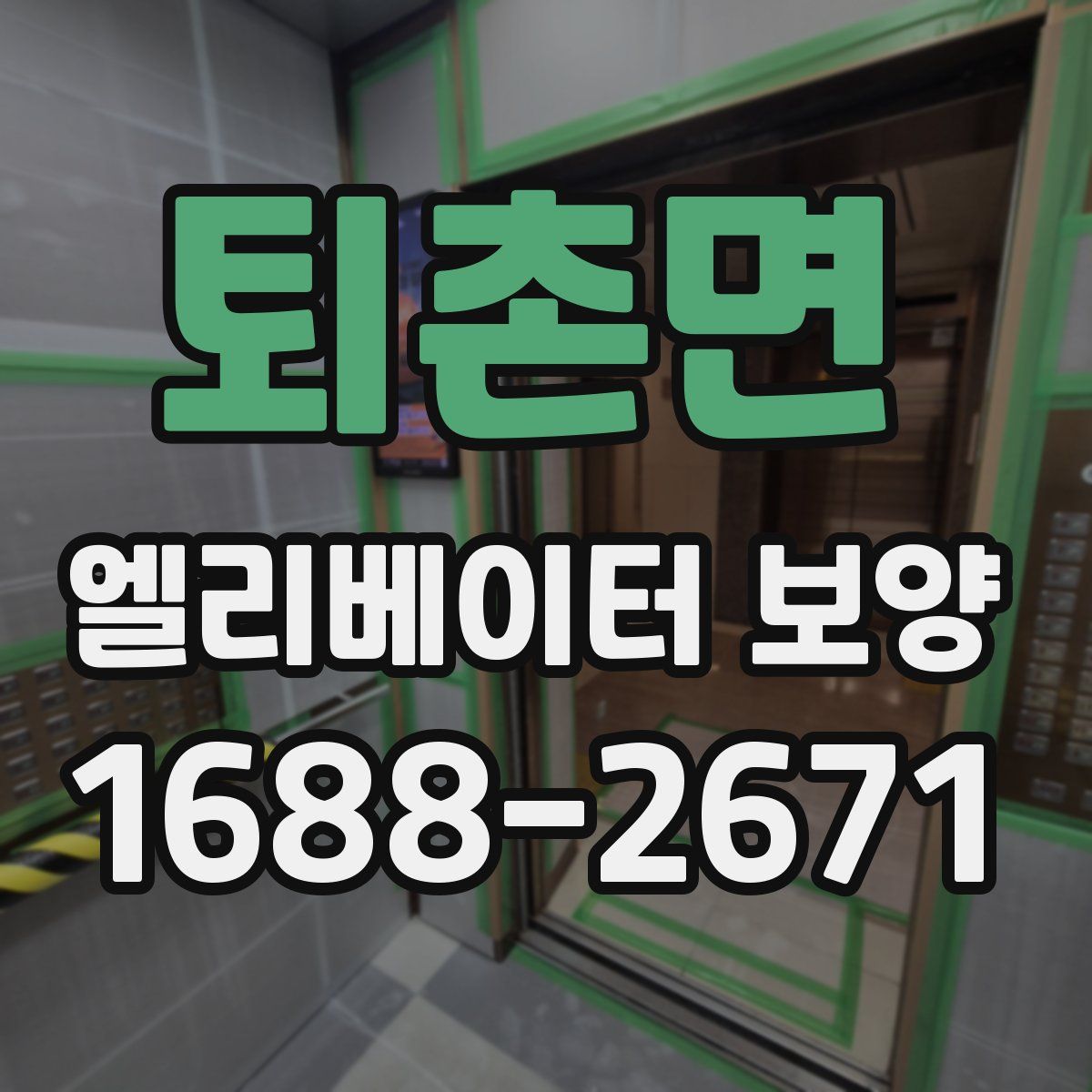 퇴촌면 엘리베이터 보양