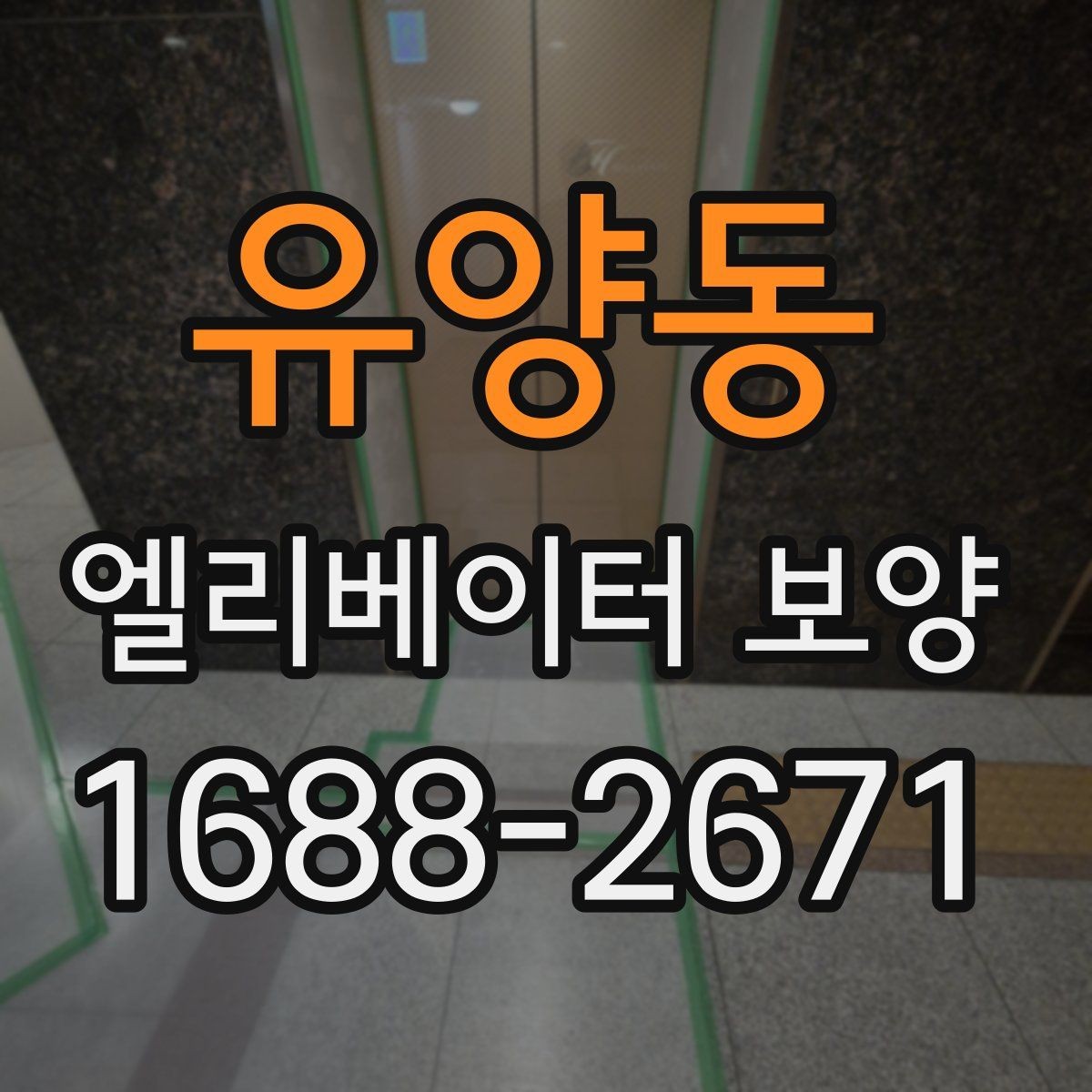 유양동 엘리베이터 보양 시 안전을 위한 점검 항목