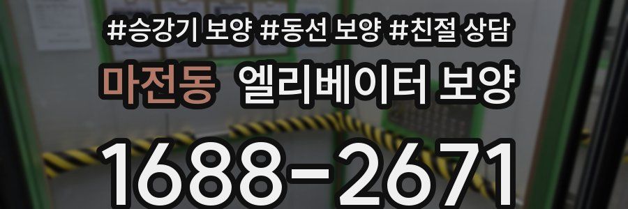 마전동 엘리베이터 보양