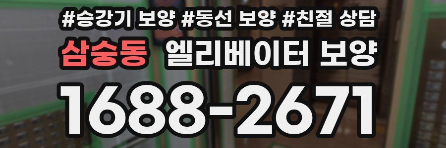 삼숭동 엘리베이터 보양