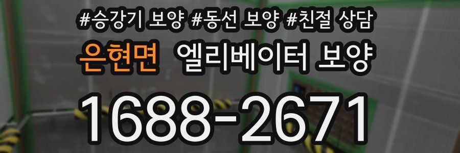 은현면 엘리베이터 보양
