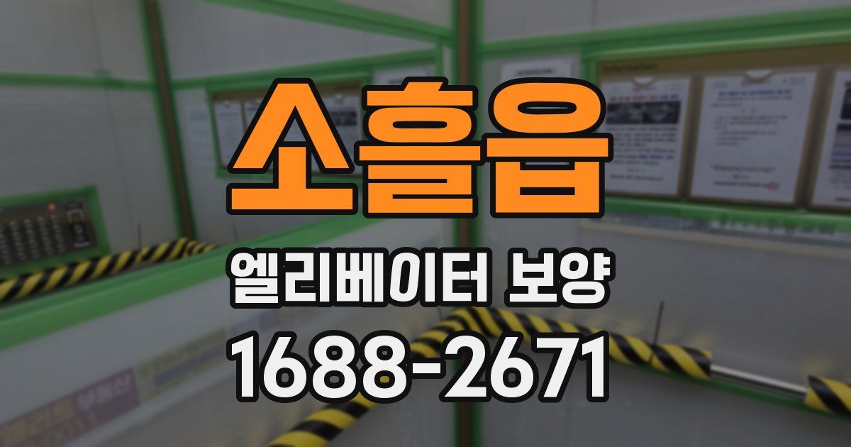 소흘읍 엘리베이터 보양