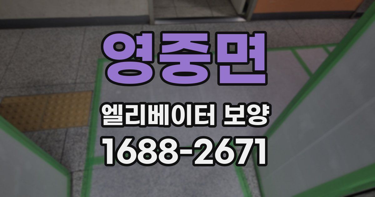 영중면 엘리베이터 보양