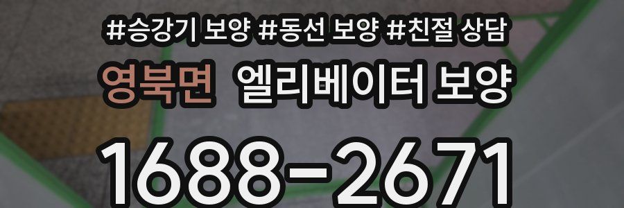 영북면 엘리베이터 보양