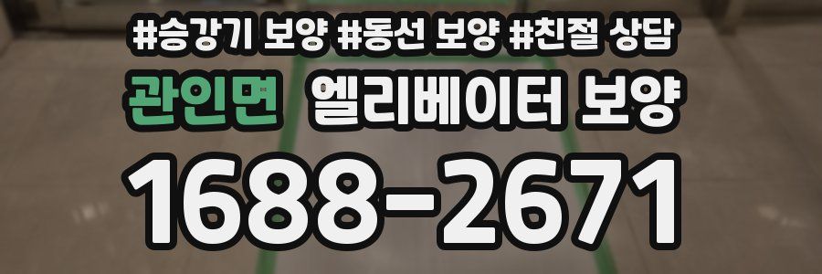 관인면 엘리베이터 보양