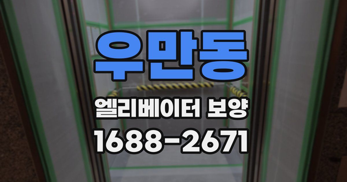 우만동 엘리베이터 보양