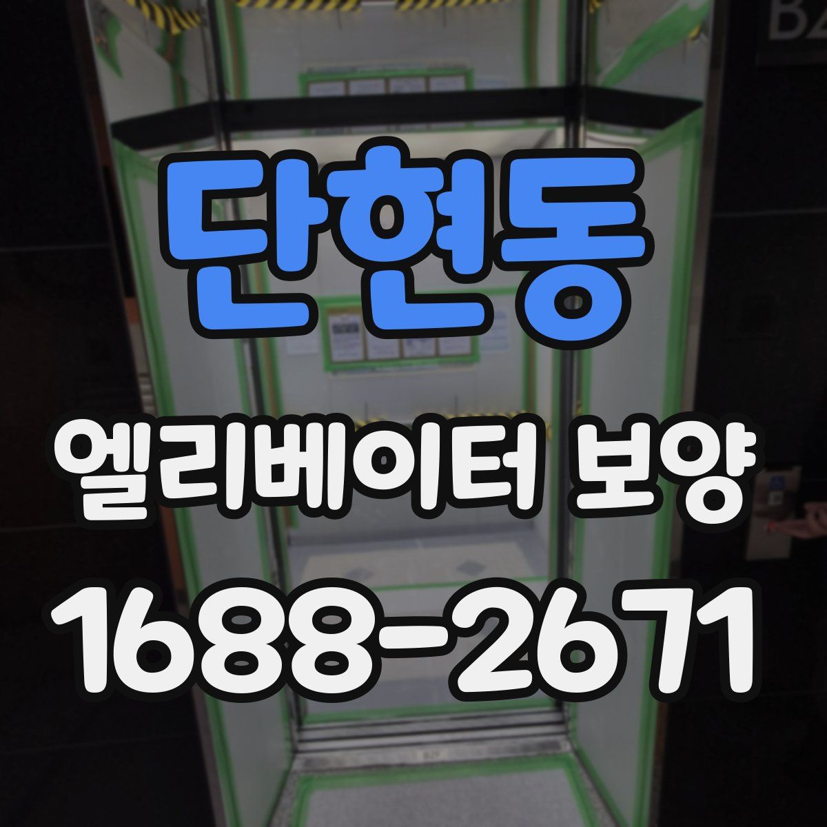 단현동 엘리베이터 보양