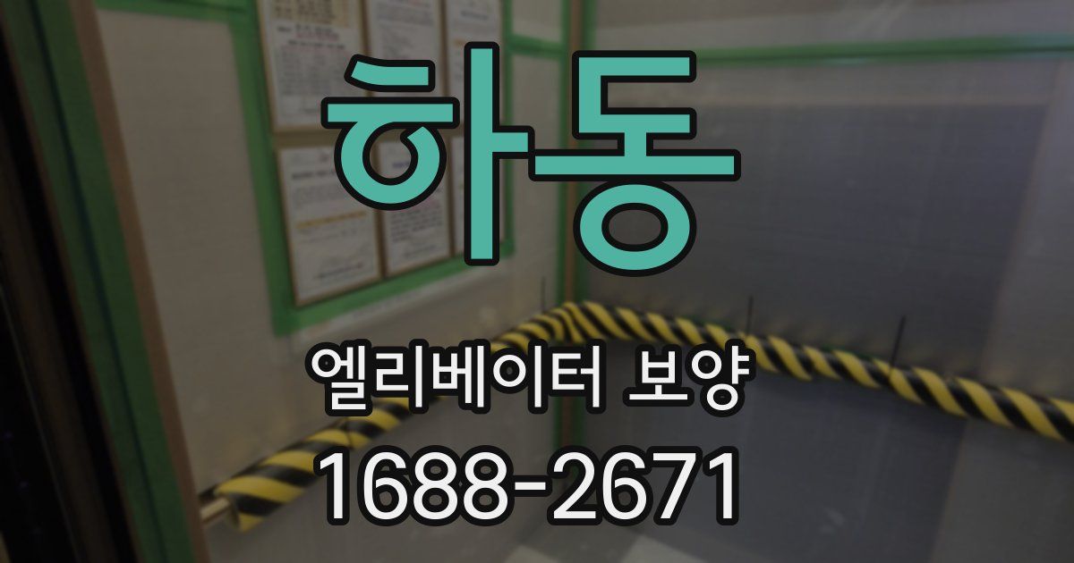 하동 엘리베이터 보양