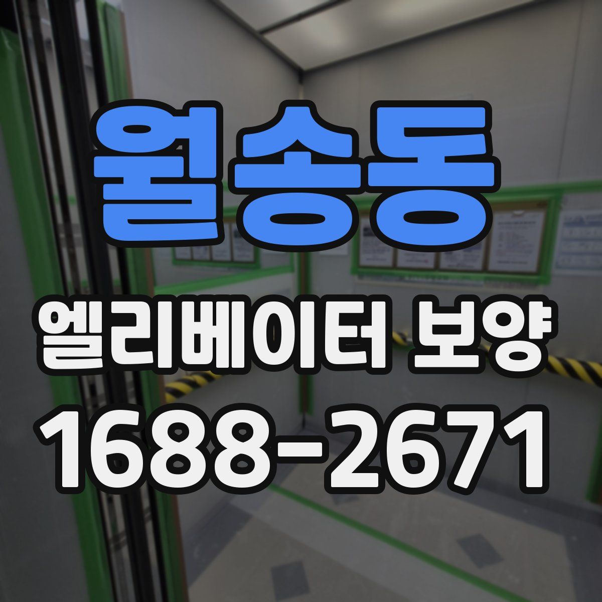 월송동 엘리베이터 보양