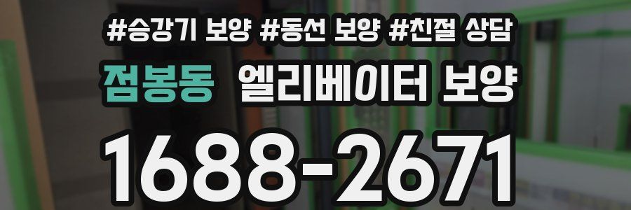 점봉동 엘리베이터 보양