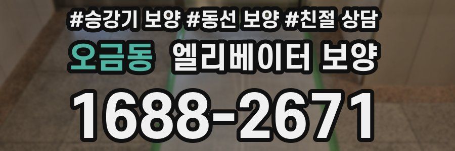 오금동 엘리베이터 보양