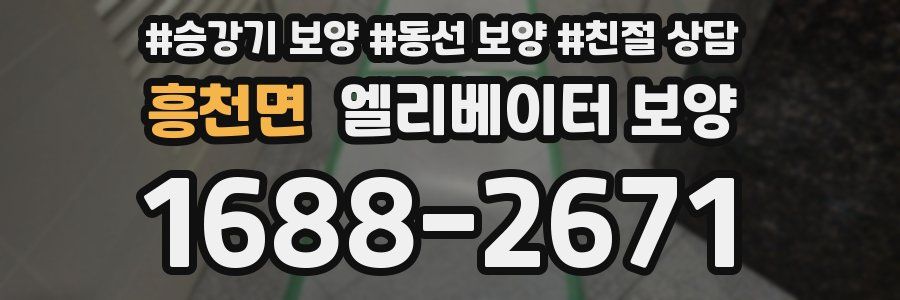 흥천면 엘리베이터 보양