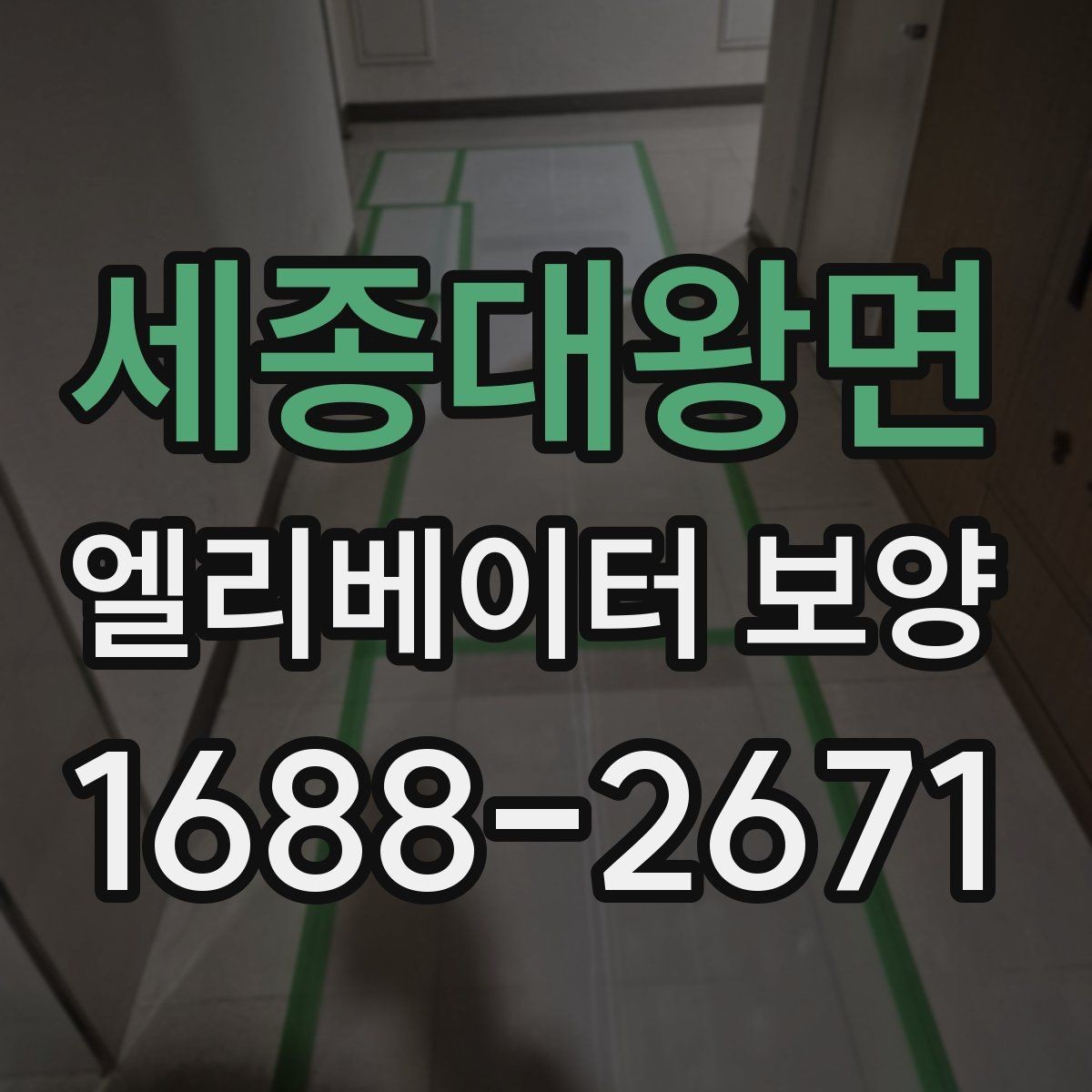 세종대왕면 엘리베이터 보양 작업 범위와 진행 순서