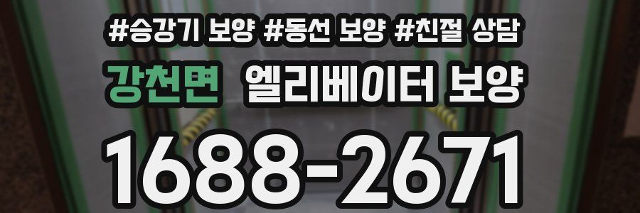 강천면 엘리베이터 보양
